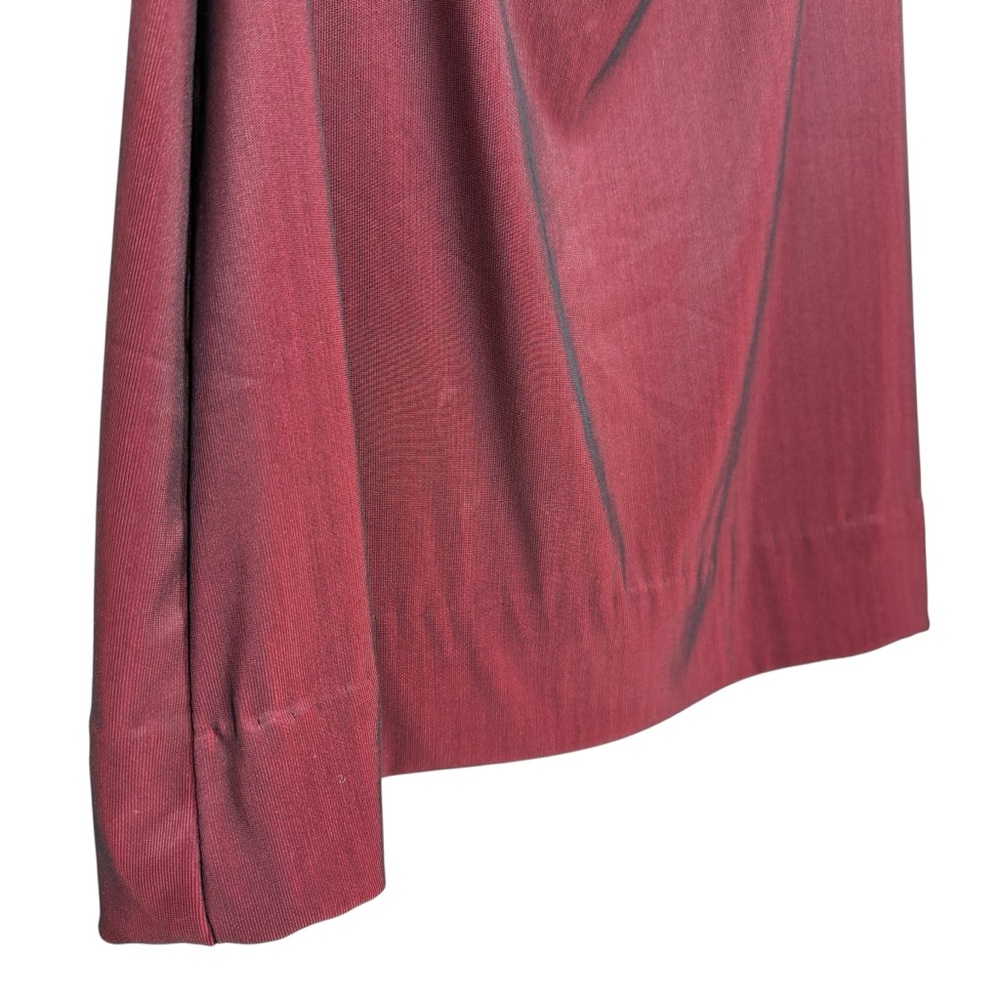 Andy Blanco Elegant Burgundy Slip Dress - Picture 6 of 10